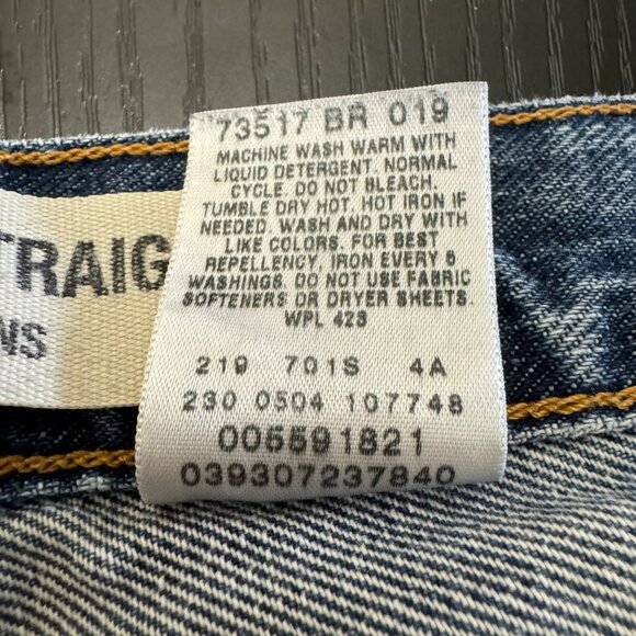 VTG Levi's 559 Jeans Men's 40x30 Medium Wash Relaxed Straight Distressed Y2K 00s - Picture 5 of 12